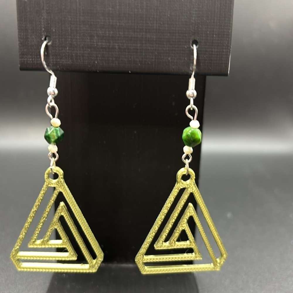 Geometric Earrings - Picture 4 of 5